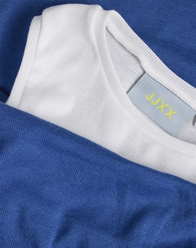 JJXX - JXHenna Off Shoulder Layering Top - True Blue